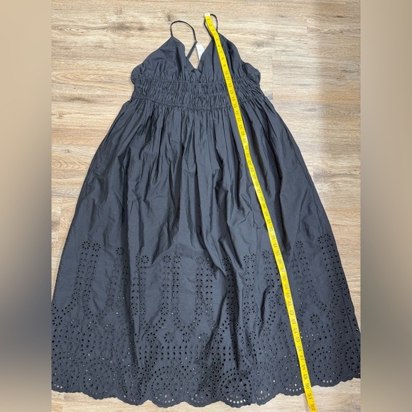 J.Crew V-neck smocked-waist dress in cotton poplin BR450 Size 18 NWT - Picture 9 of 10